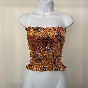 Yellow floral Top